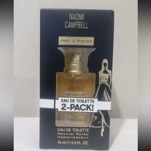 Naomi Campbell fragrance Pret a Porter Bohemian Garden two 0.5 fl oz